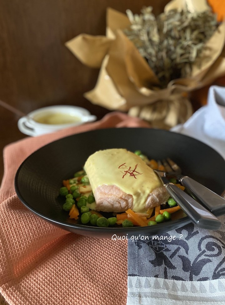 Filet de Saumon - Sauce au Safran