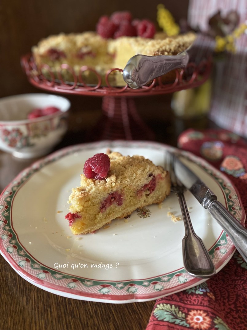 Tarte Frangipane aux Framboises Fraîches