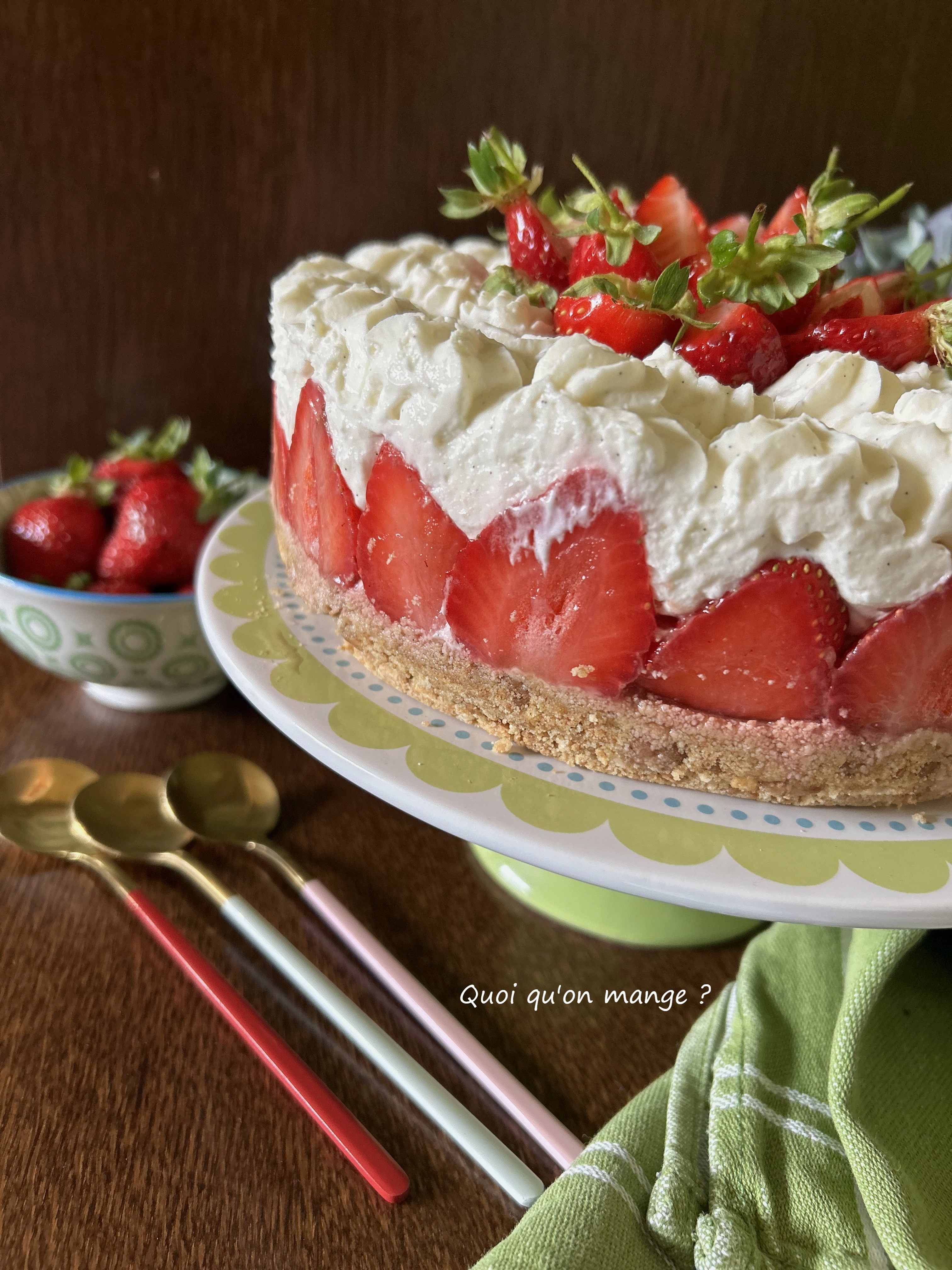 Cheesecake aux Fraises