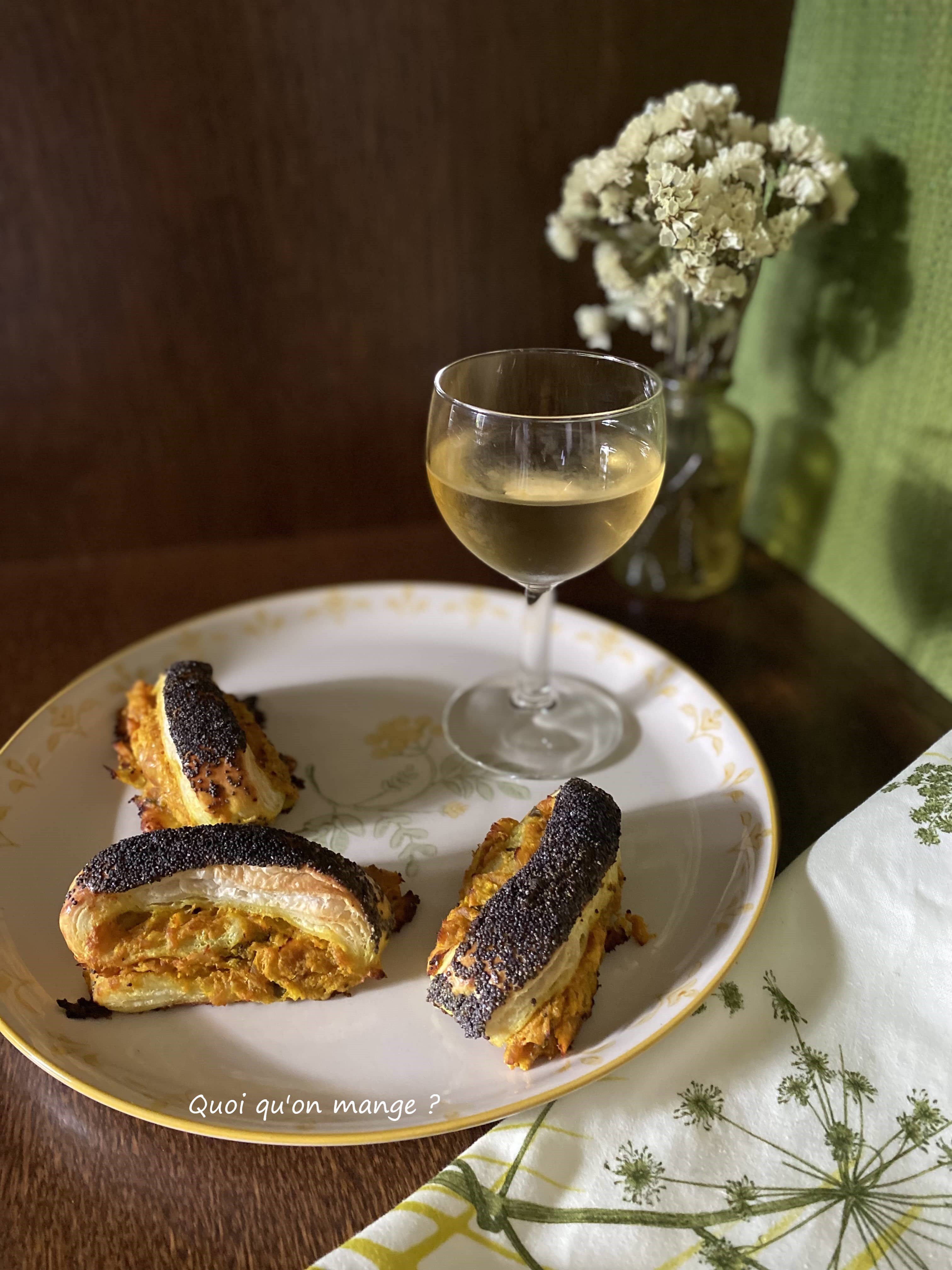 Feuilletés roulés au Thon et au Fromage Frais