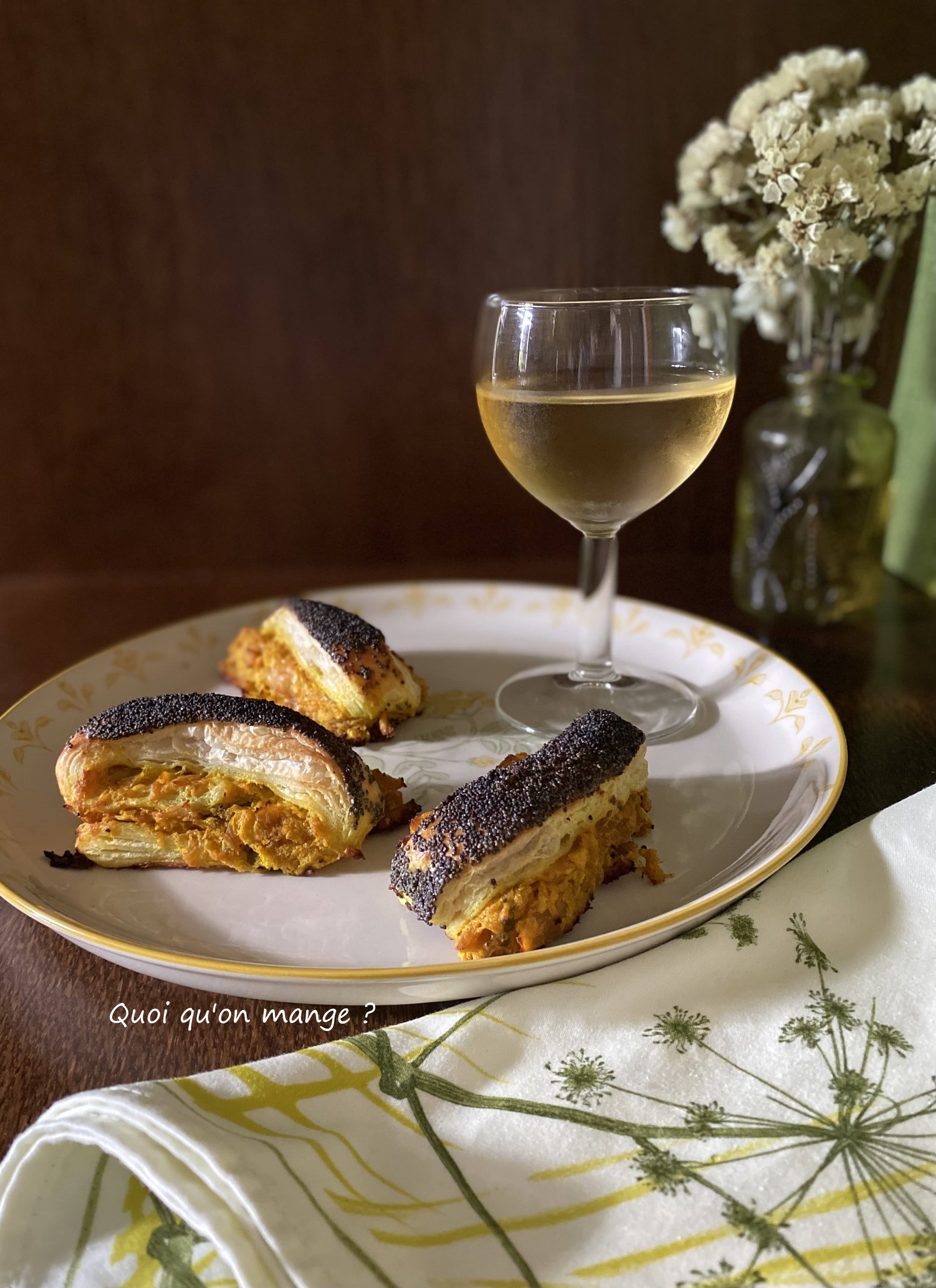 Feuilletés roulés au Thon et au Fromage Frais