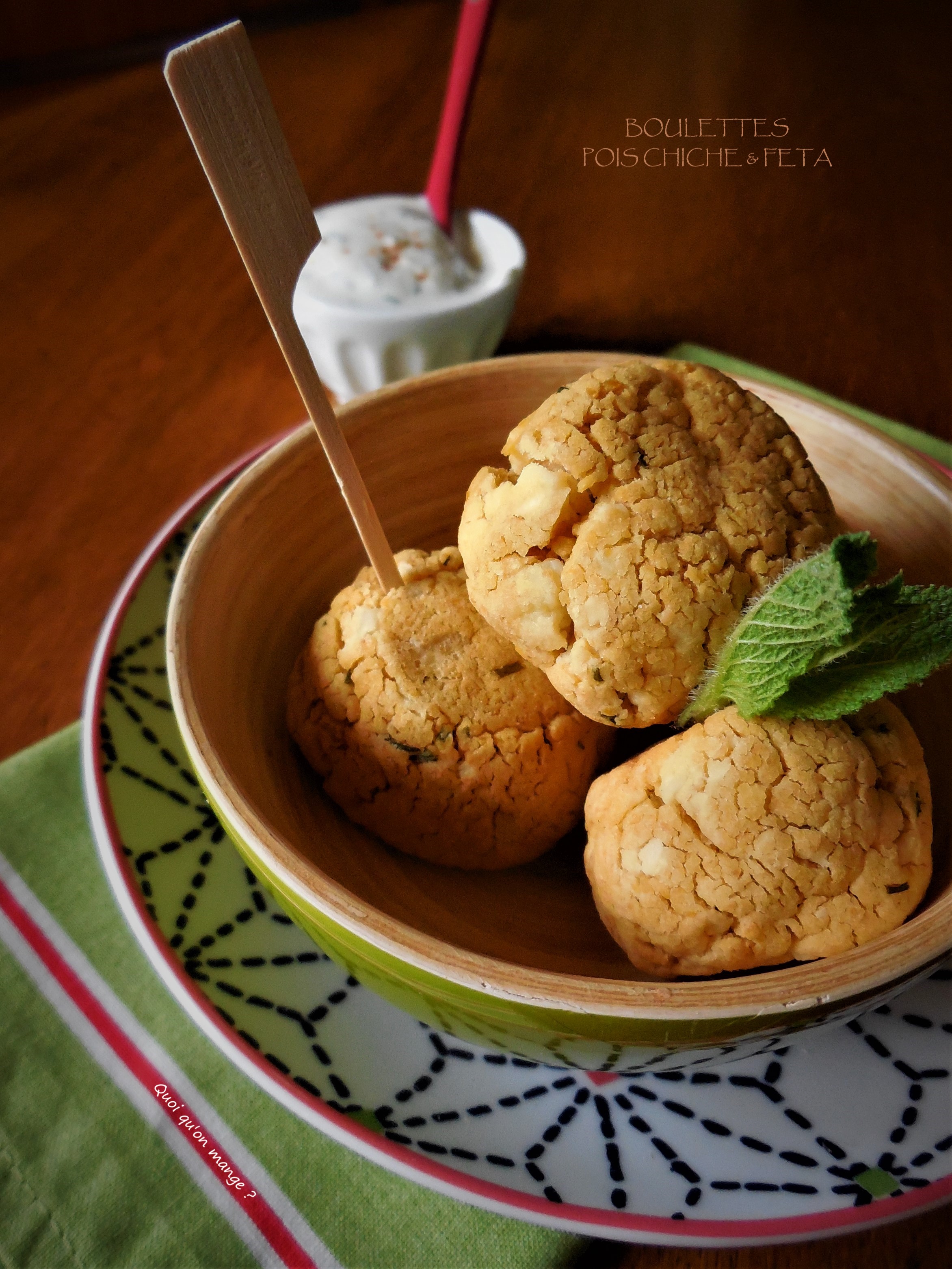 Boulettes Pois Chiche & Feta