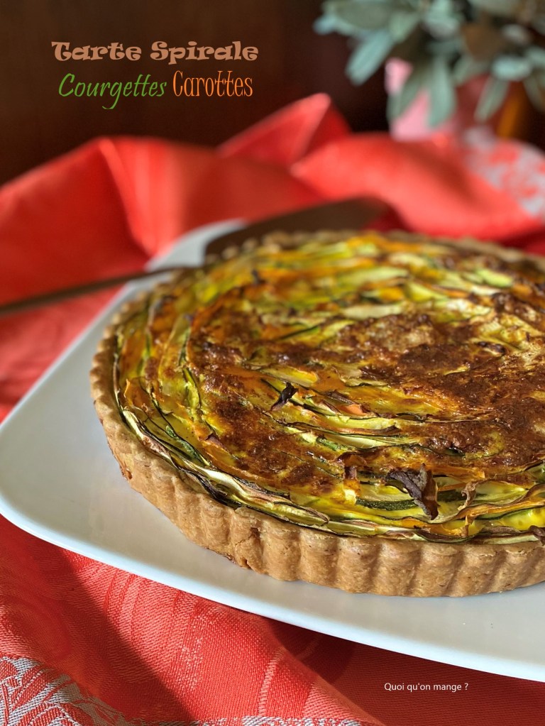 Tarte spirale aux légumes nouveaux