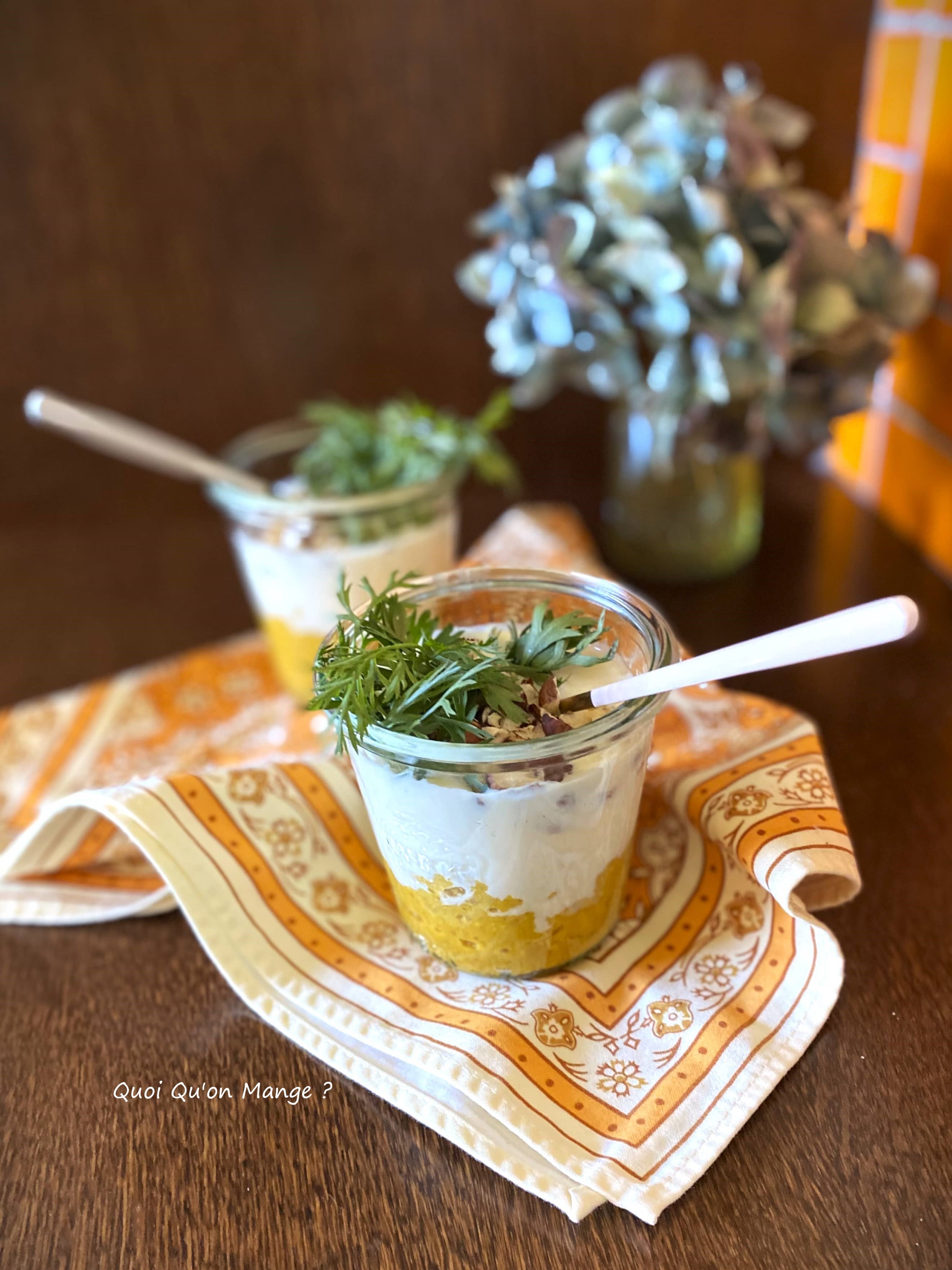 Mousse de Carottes, Crème de Parmesan