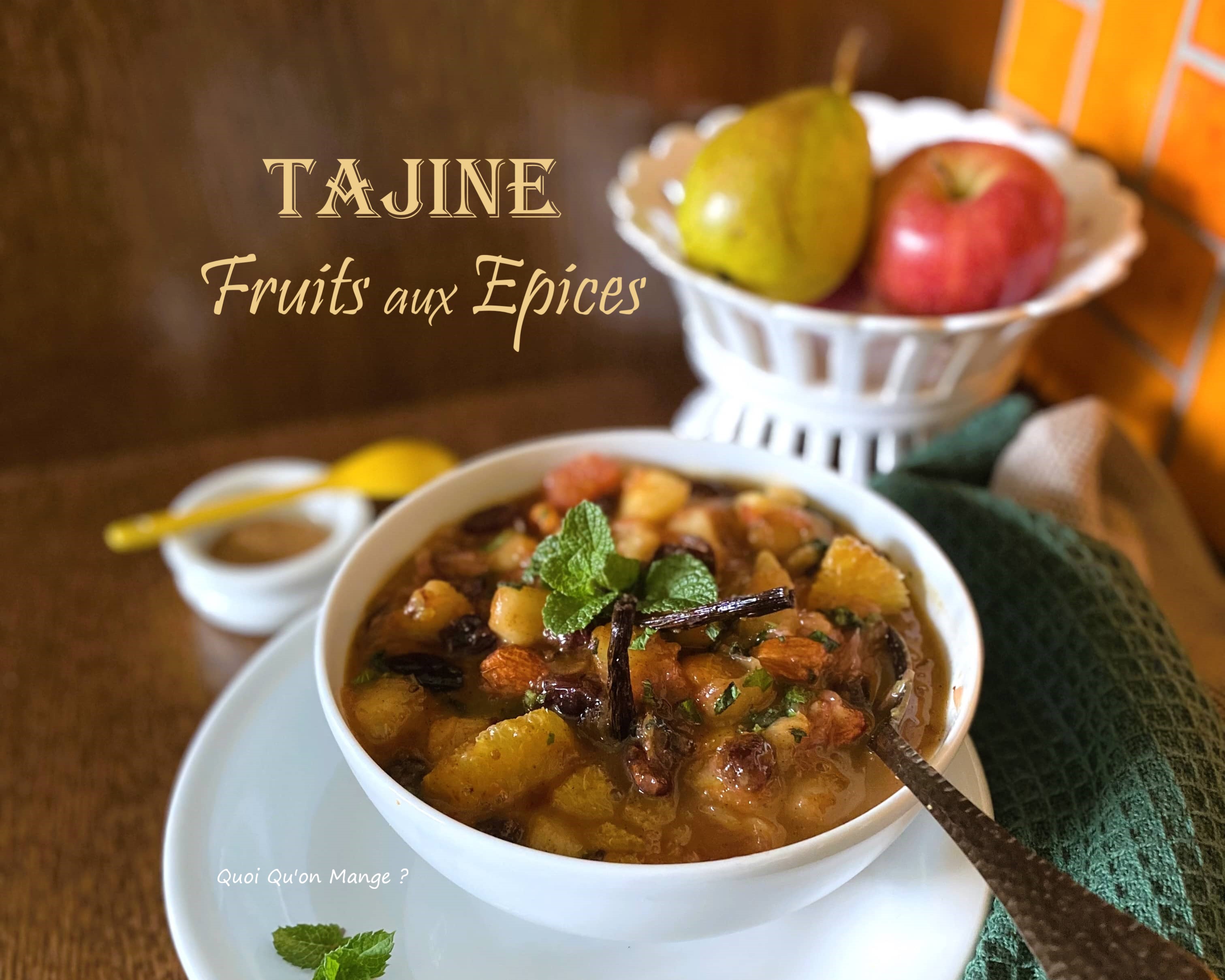 Exquise gourmandise – Tajine de fruits aux épices {inspiration Philippe&nbsp;Conticini}