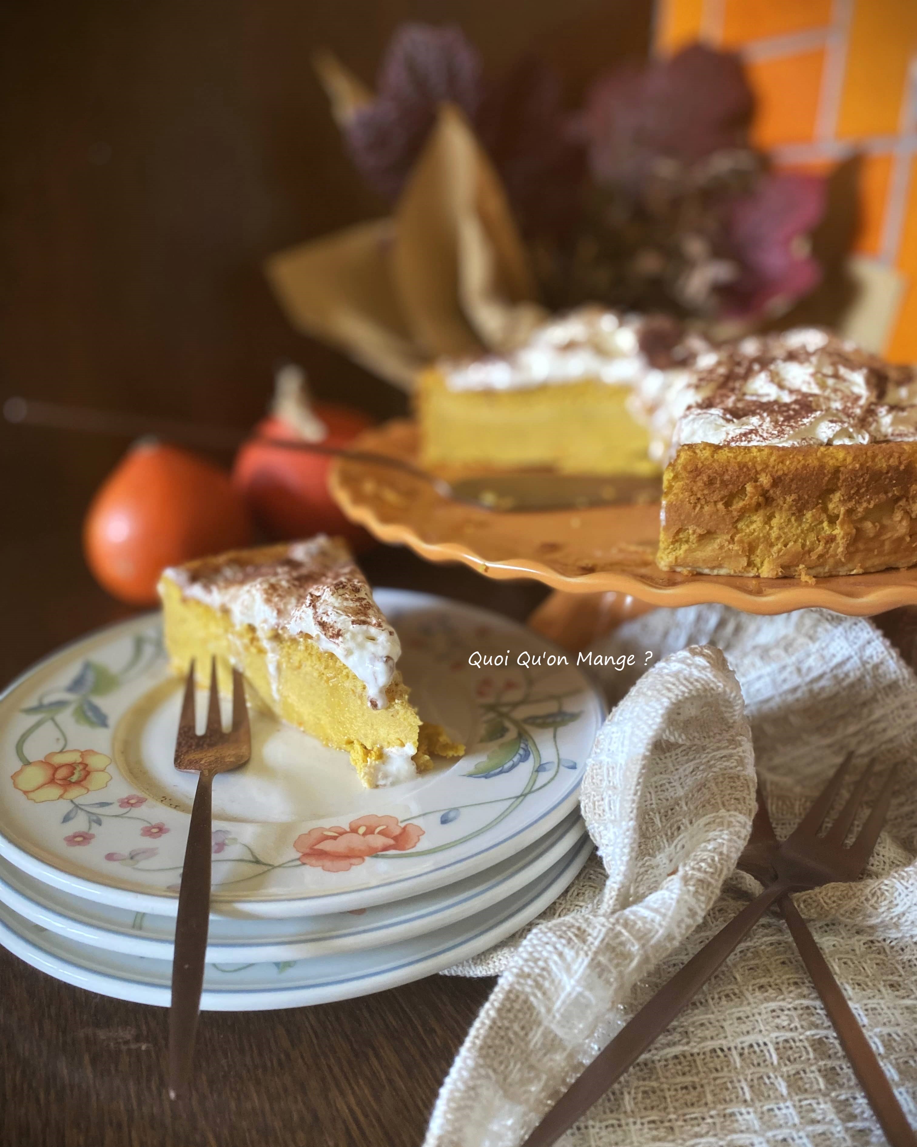 Gâteau Moelleux Epicé au Potimarron
