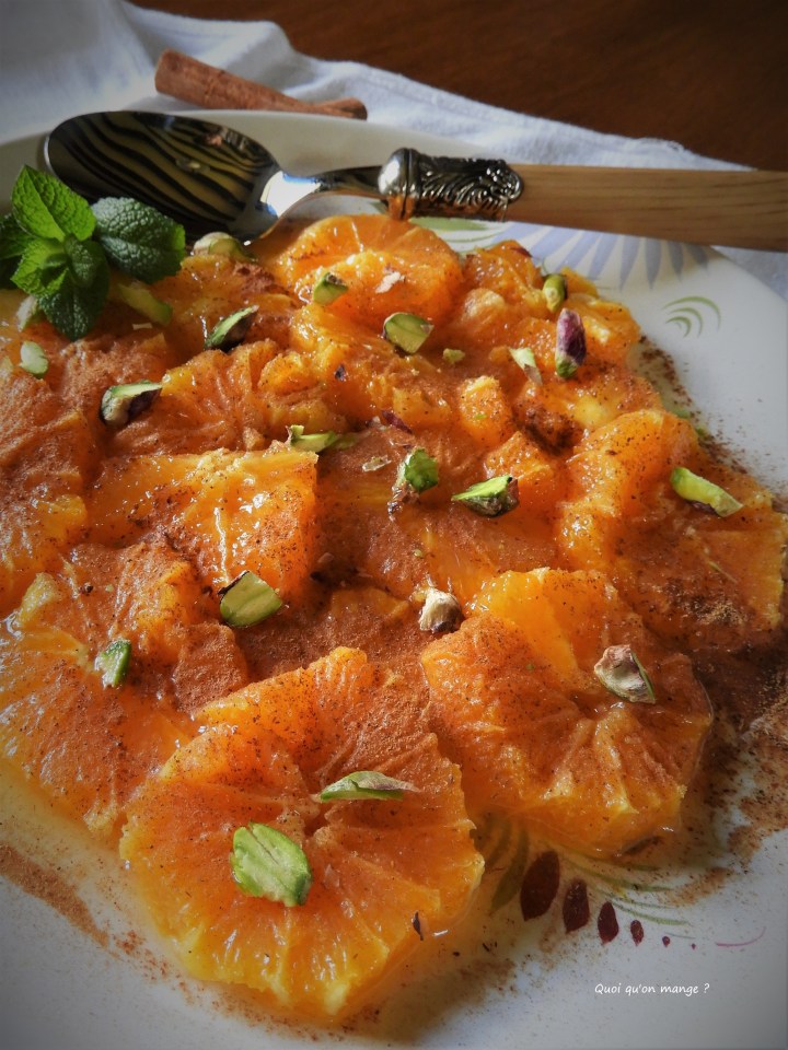 Salade d'oranges à la cannelle