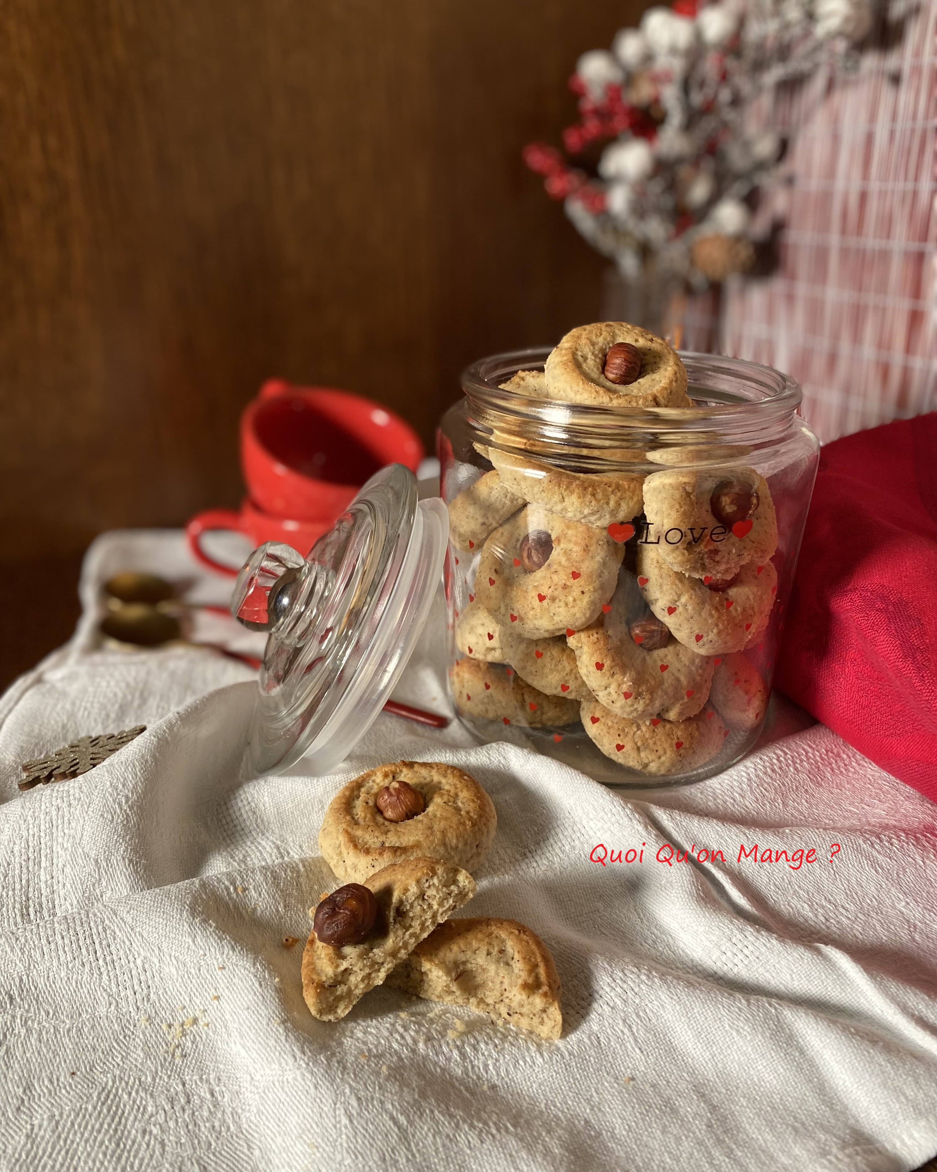 Noisettins, biscuits au bon goût de noisettes