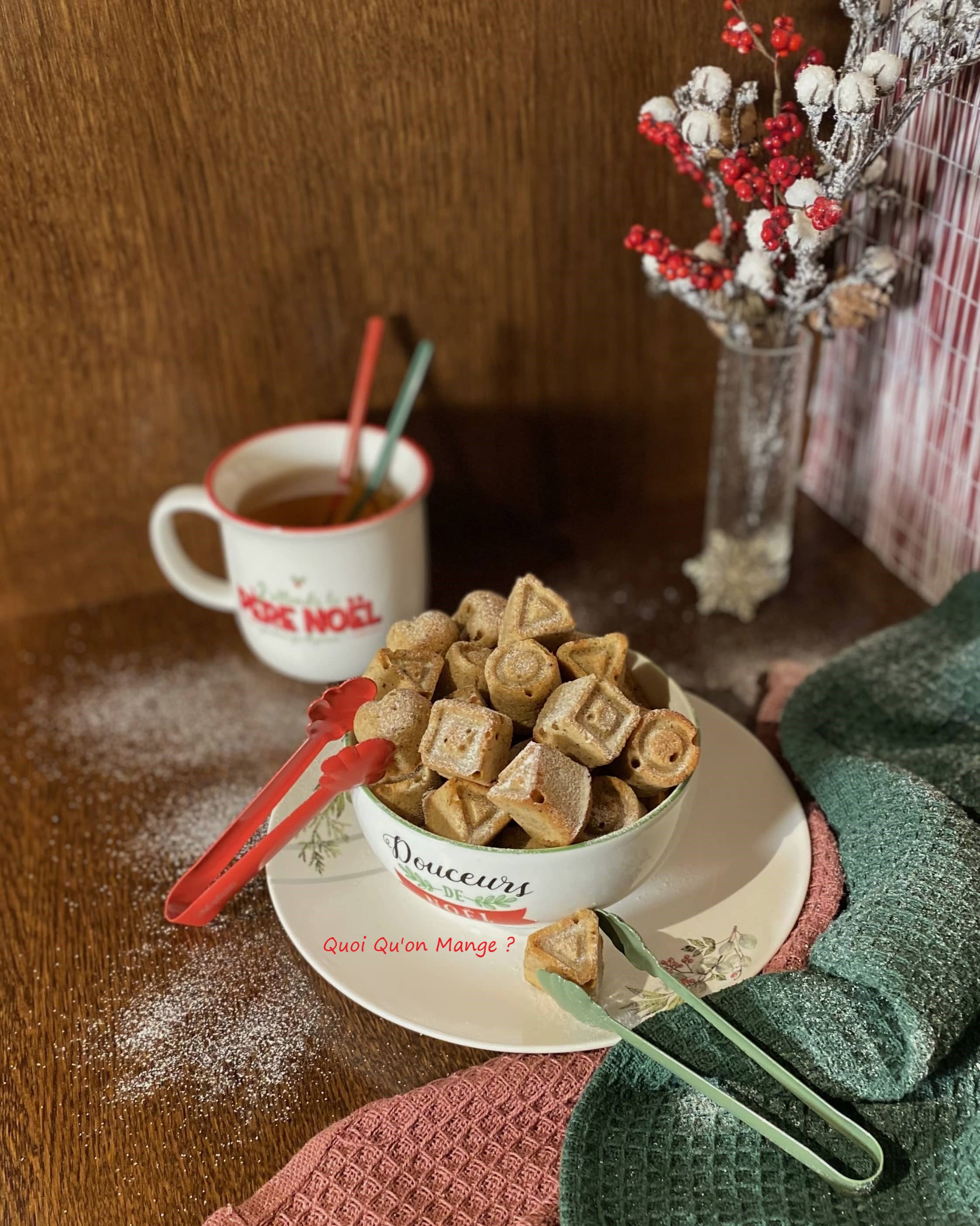 Mini Financiers à l'Orange et aux Epices de Noël