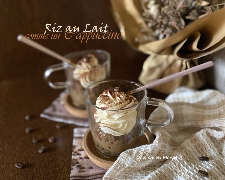 Riz au lait comme un&nbsp;Cappuccino