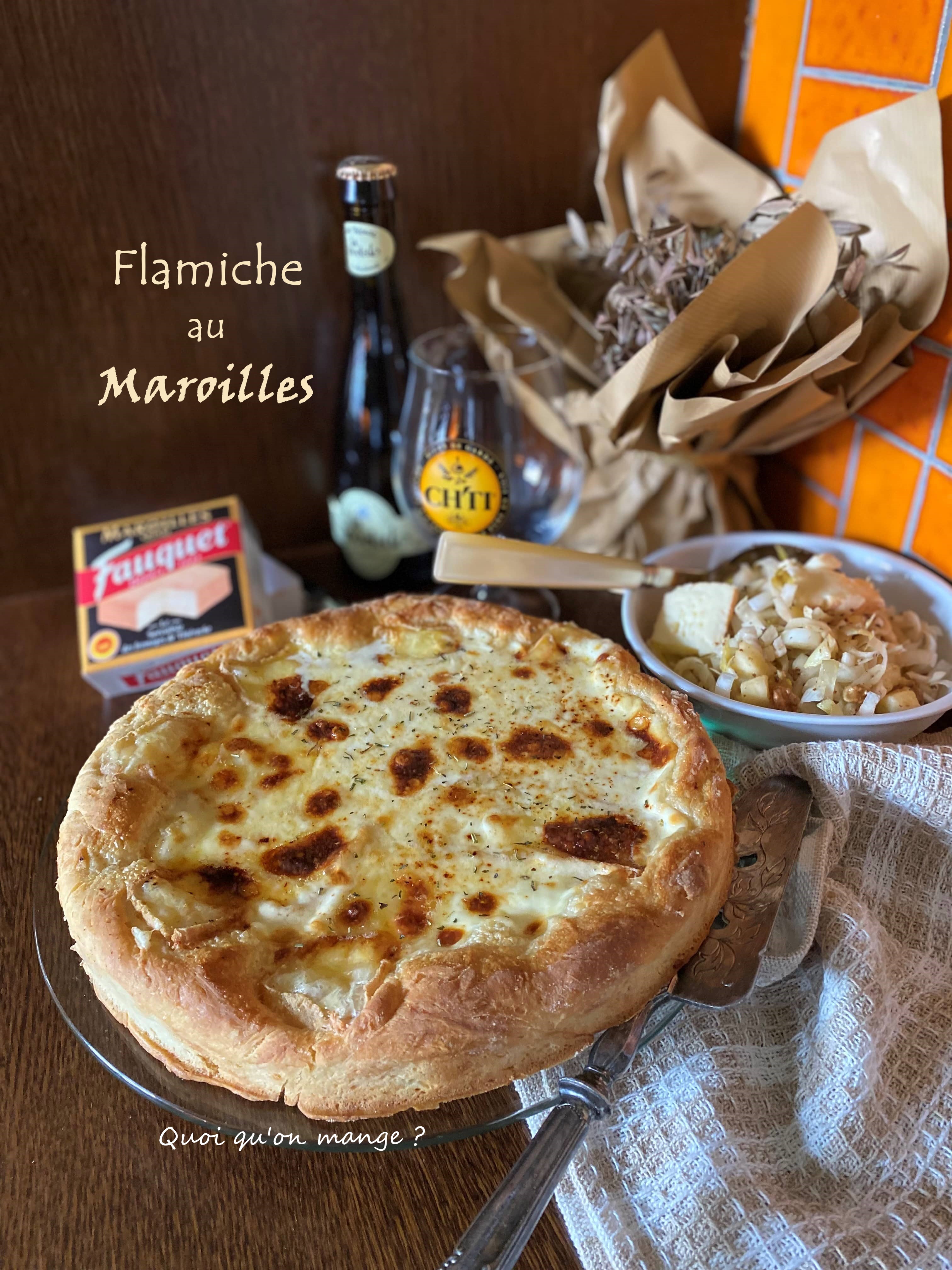 Flamiche au Maroilles – tarte ch&rsquo;ti une spécialité du&nbsp;Nord