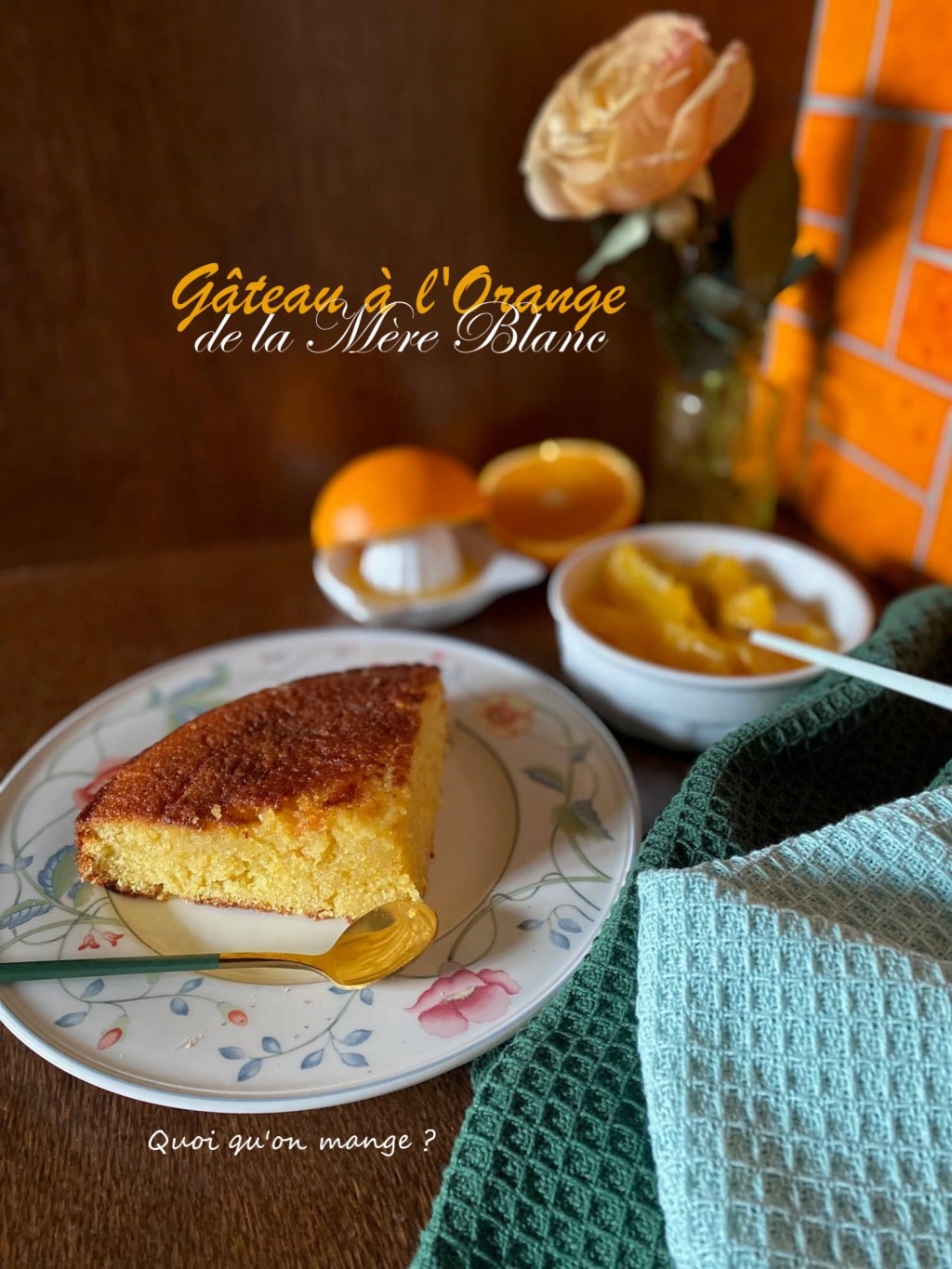 Gâteau à l&rsquo;orange de la Mère&nbsp;Blanc