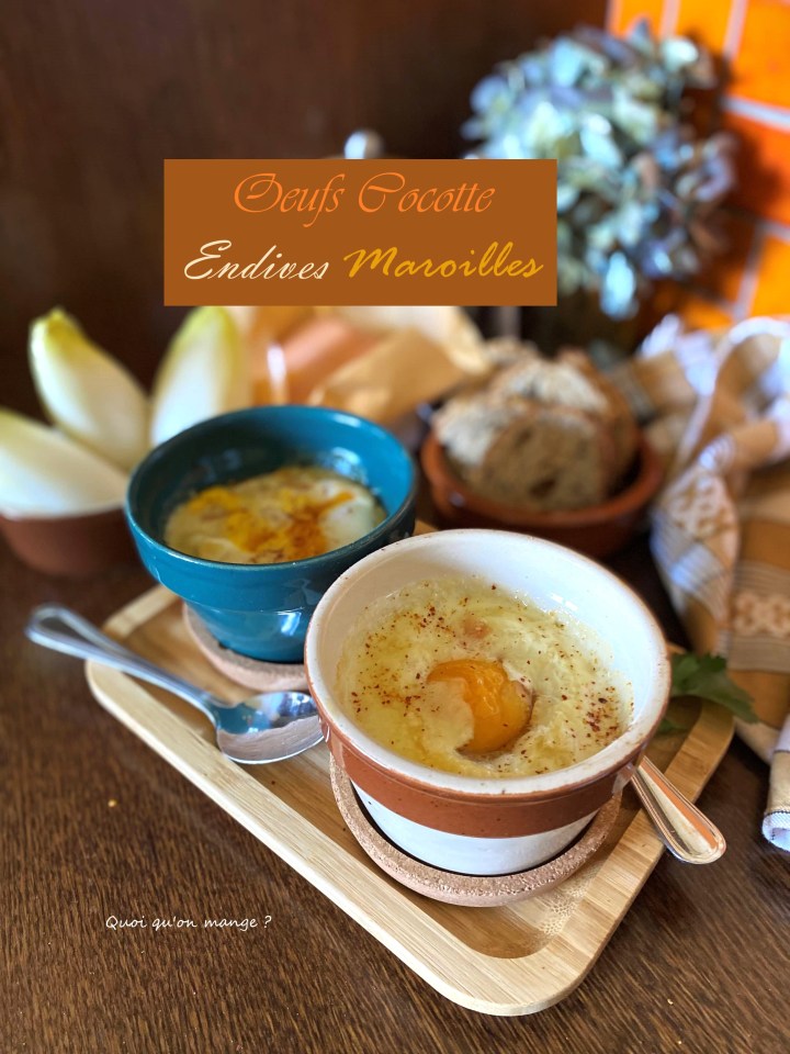 Œufs cocotte aux endives et au&nbsp;Maroilles