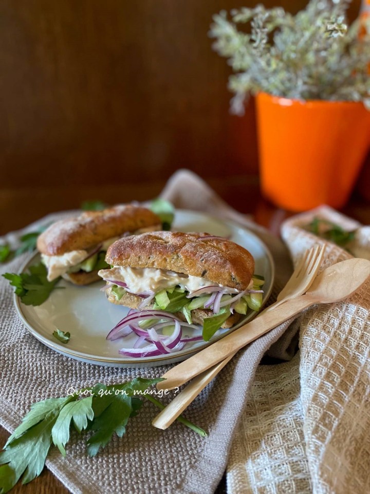 Sandwich Thon Mayo et  Wakamé