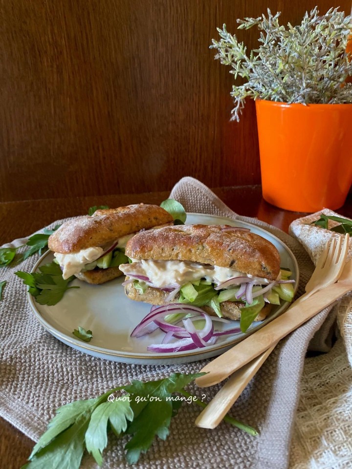 Sandwich Thon Mayo et  Wakamé