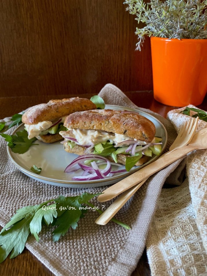 Sandwich Thon Mayo et  Wakamé