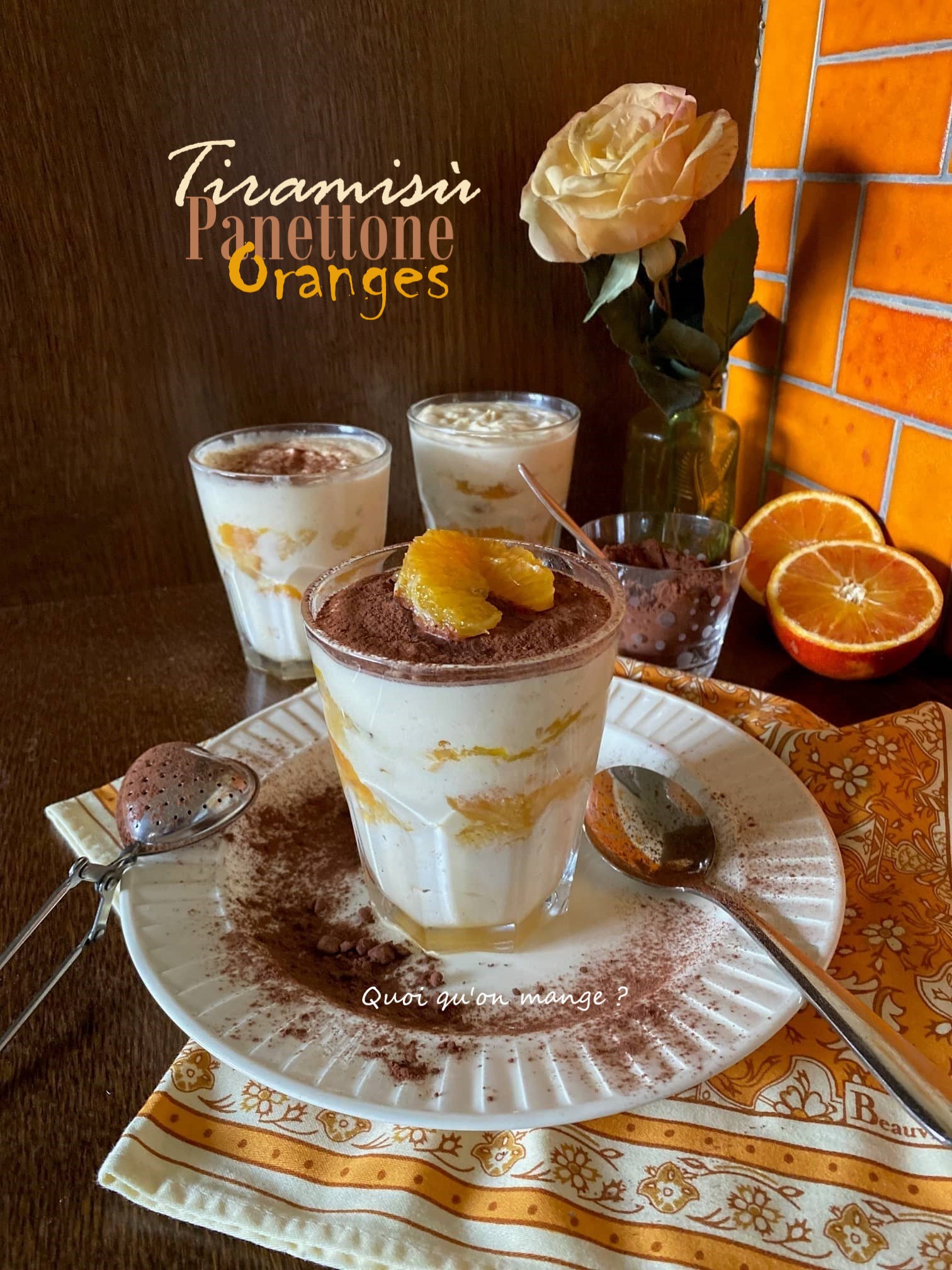 Tiramisù au Panettone – Limoncello et suprêmes&nbsp;d&rsquo;oranges