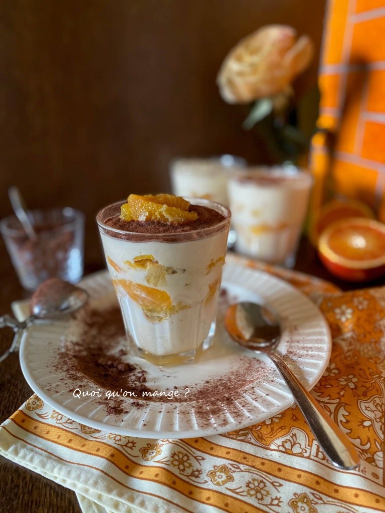 TiramisĂč au panettone et aux oranges