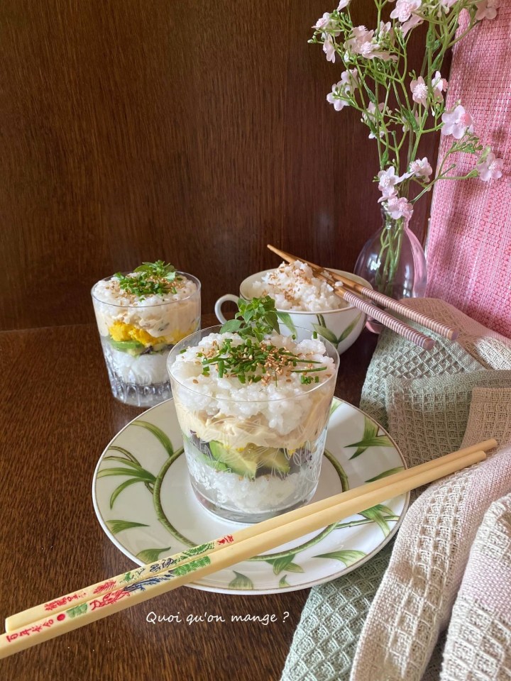 Verrine comme un Onigirazu