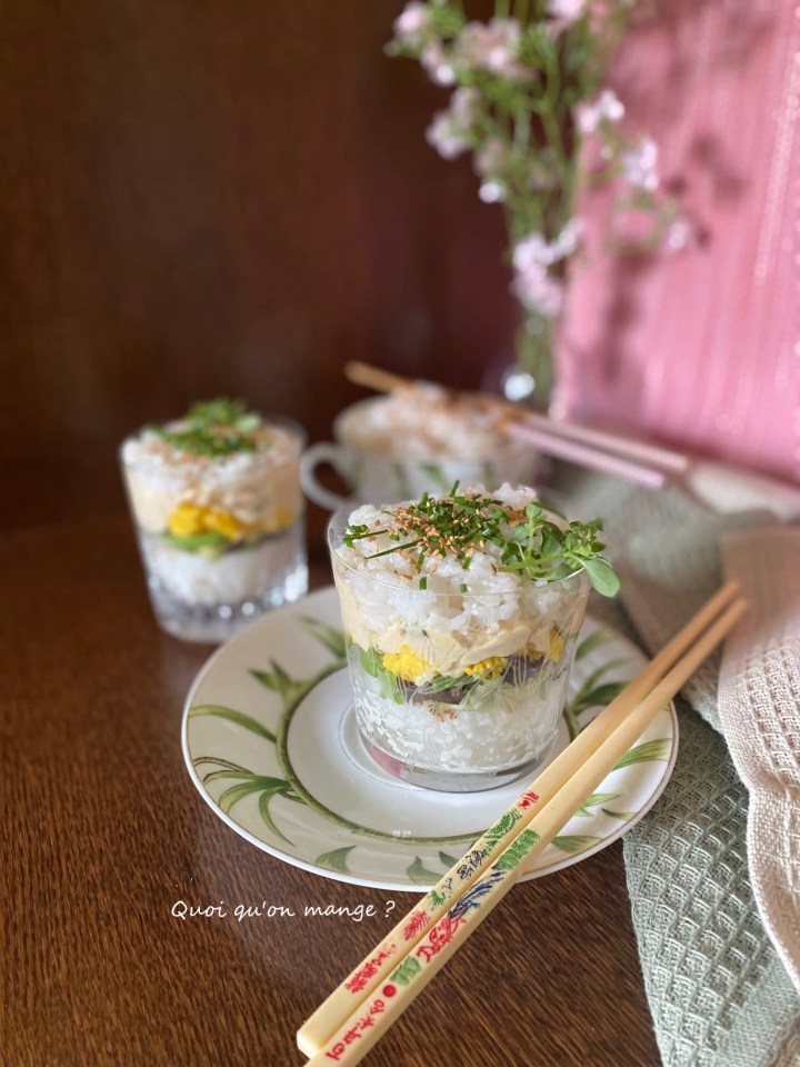 Verrine comme un Onigirazu