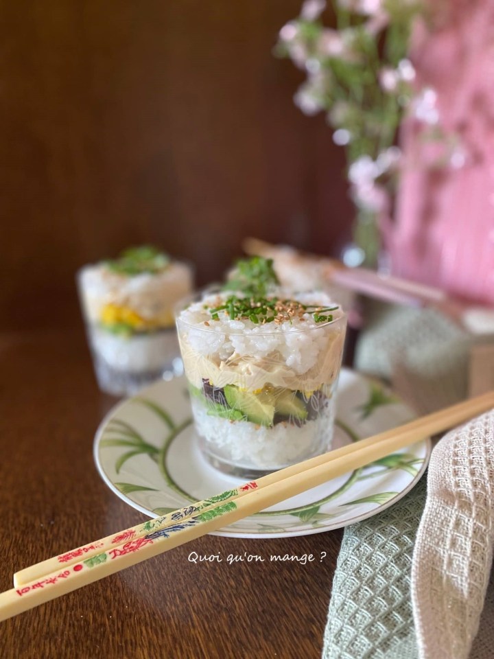 Verrine comme un Onigirazu