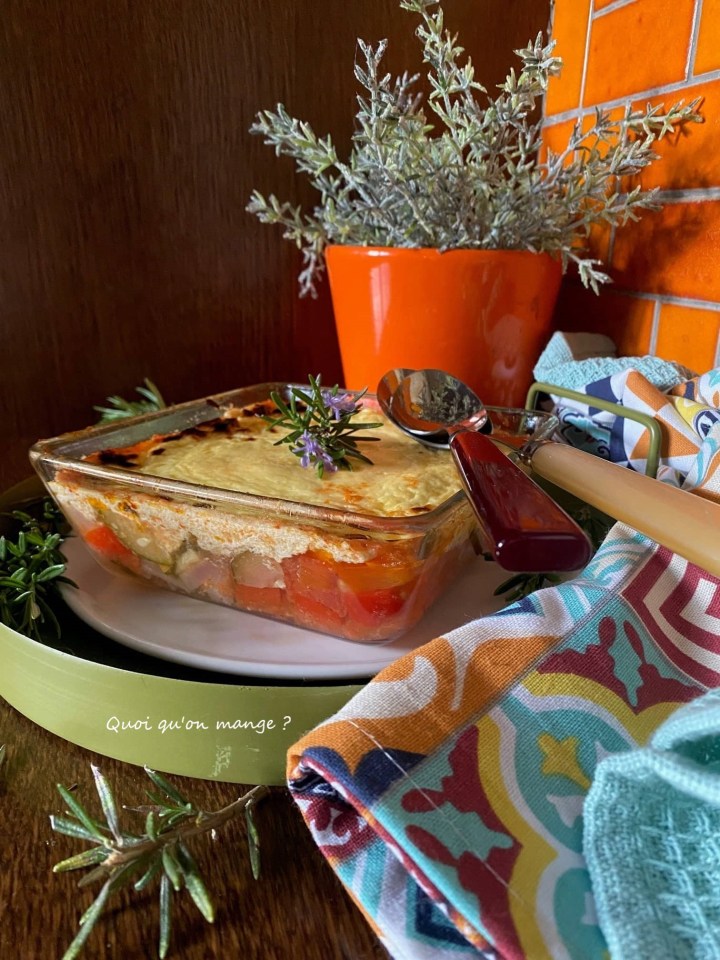Briam, Gratin de Légumes Crème de Yaourt