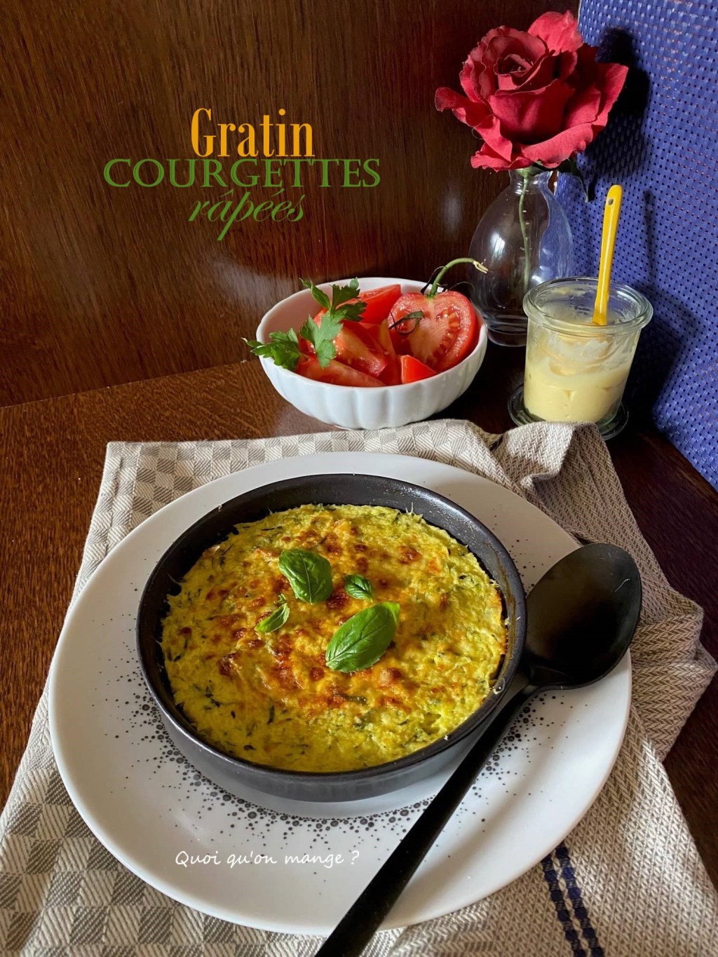 Gratin de Courgettes râpées