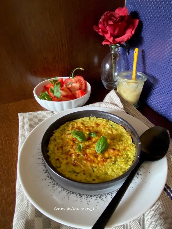 Gratin de Courgettes râpées