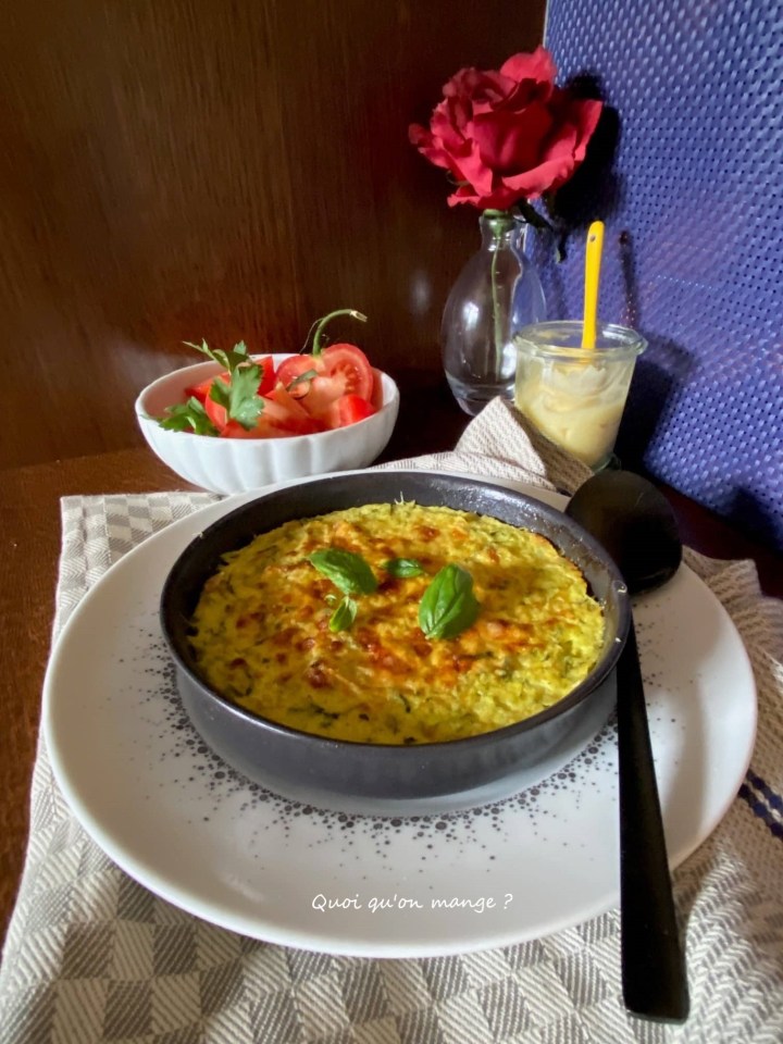 Gratin de Courgettes râpées