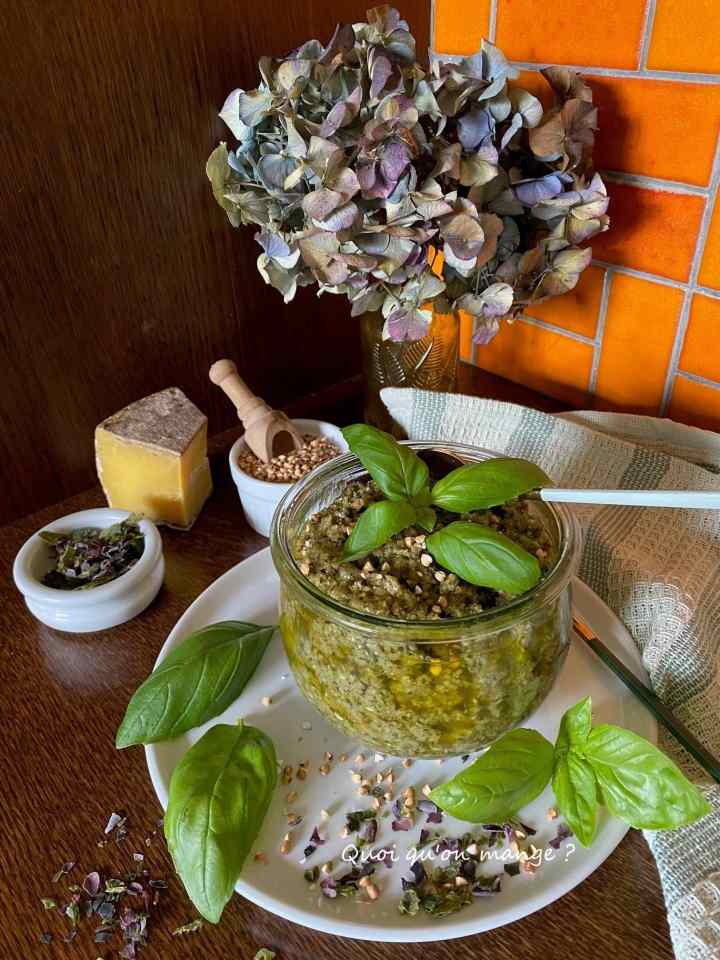 Pesto alla bretonnese au sarrasin et algues séchées