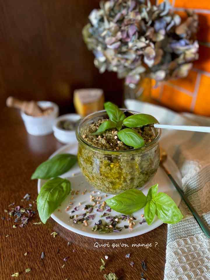 Pesto alla bretonnese au sarrasin et algues séchées