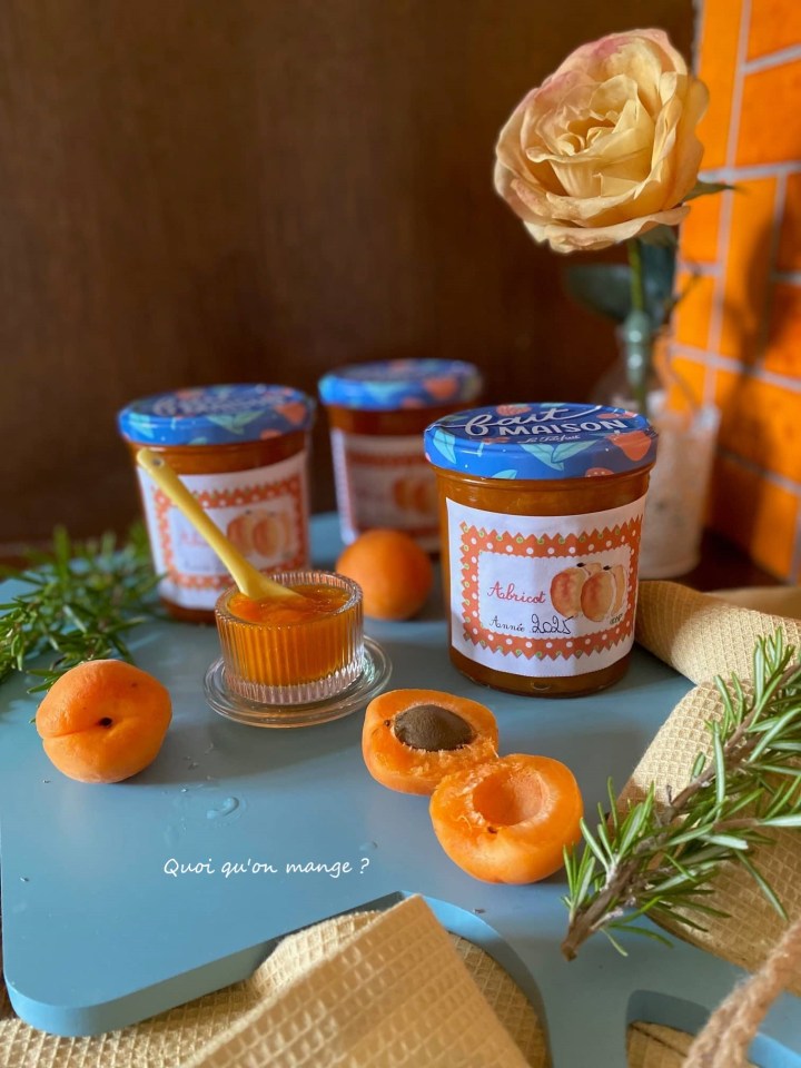 Confiture d'Abricots Vanille et Miel de Romarin