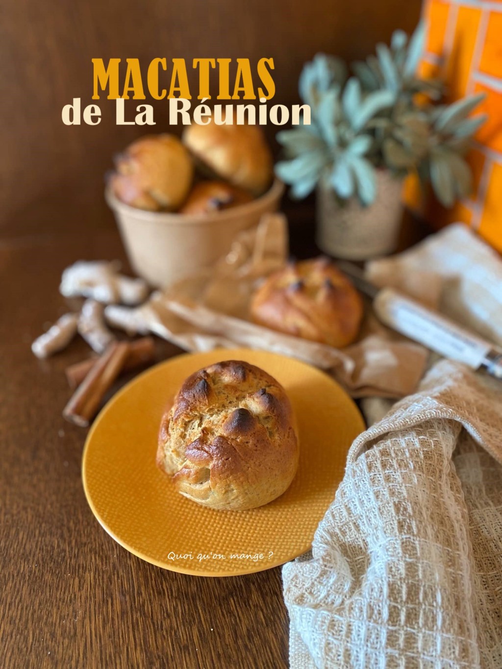 Macatias aux parfums de la Réunion – Cannelle Gingembre et Vanille