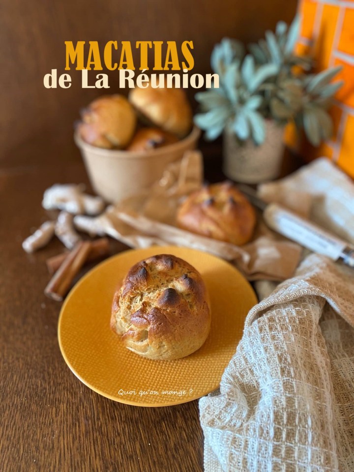 Macatias aux parfums de la Réunion – Cannelle Gingembre et&nbsp;Vanille