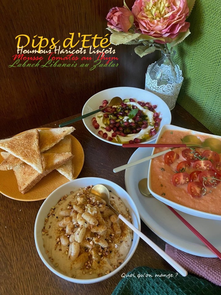 Trio de dips | Recettes incontournables pour un apéro&nbsp;estival
