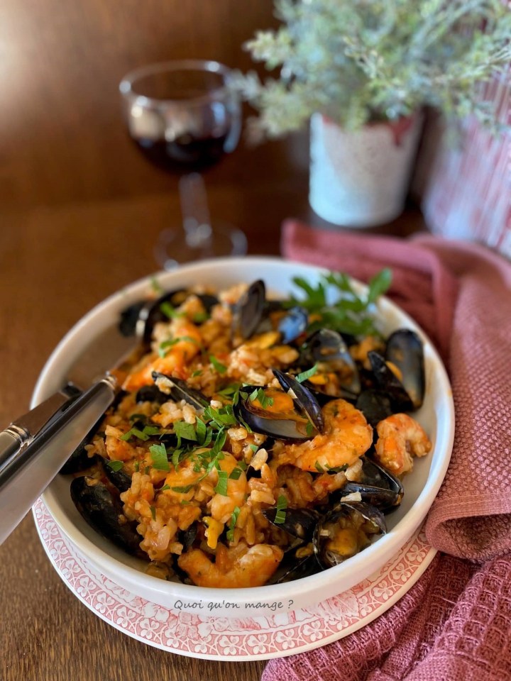 Riz aux Fruits de Mer au Jus Epicé