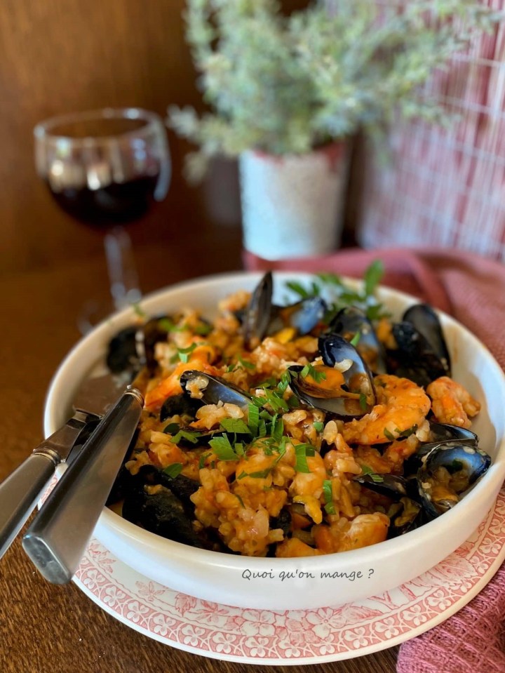 Riz aux Fruits de Mer au Jus Epicé