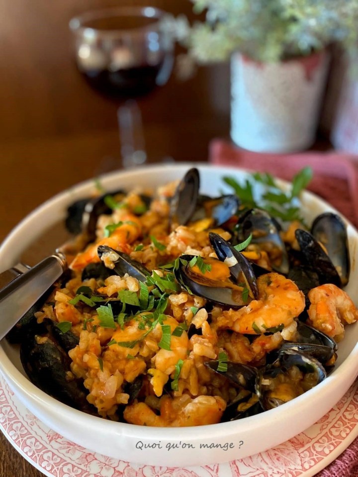 Riz aux Fruits de Mer au Jus Epicé