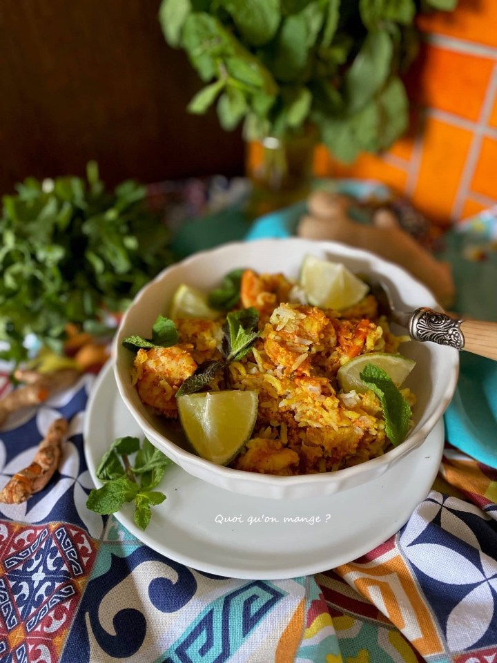 Byriani aux Crevettes