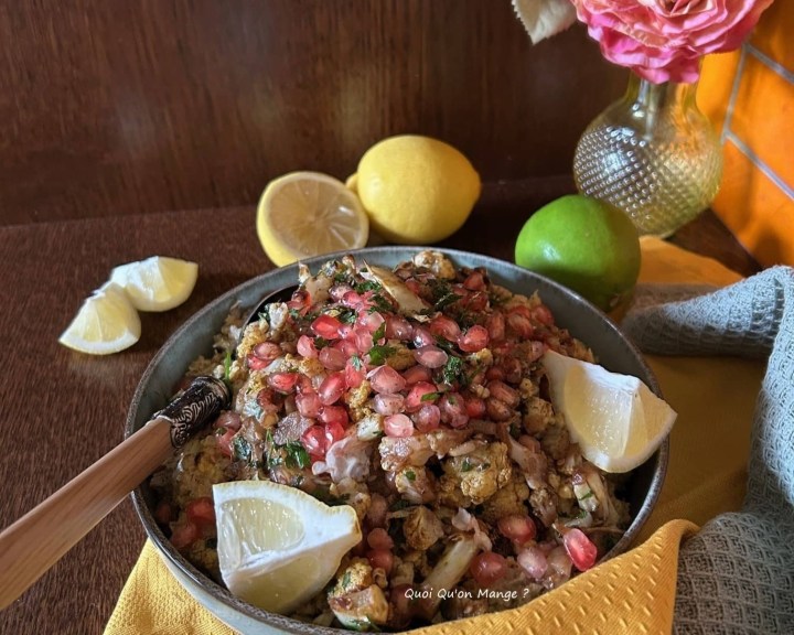 Mama Ganoush du Chef Alan Geaam | mezze libanais au chou-fleur et au&nbsp;citron