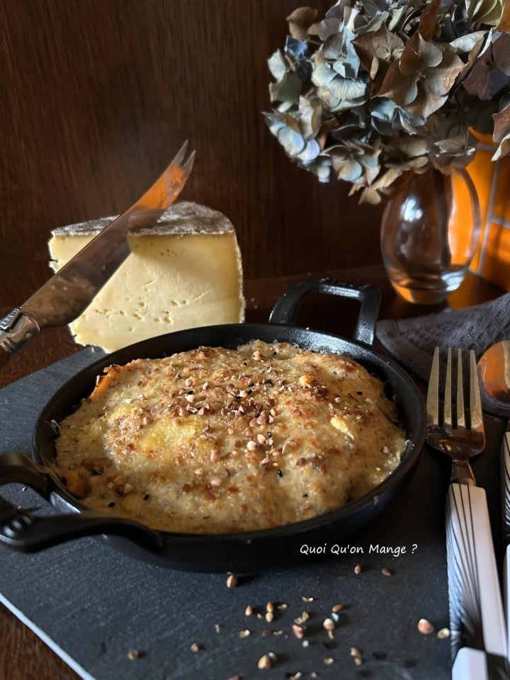 Gratin Endives Braisées - Béchamel au Sarrasin - Tomme Bretonne