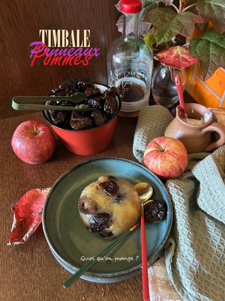 Timbale Pruneaux Pommes Cannelle & Sirop d'Erable