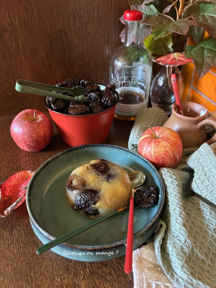 Timbale Pruneaux Pommes Cannelle & Sirop d'Erable