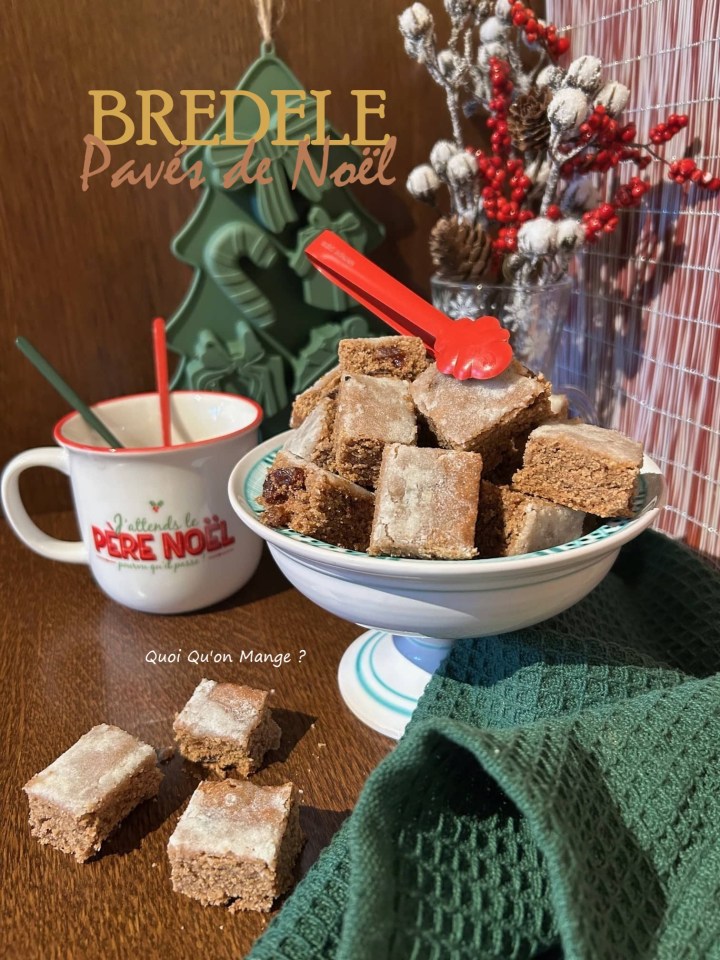 Bredele - Petits Pavés de Noël