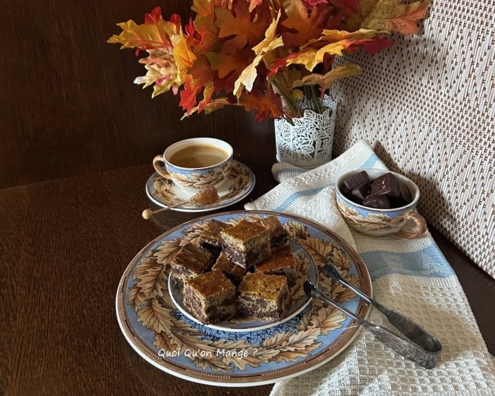 [sans gluten sans lactose !] Carrés à la Compote de Pommes, au Chocolat et au&nbsp;Sarrasin