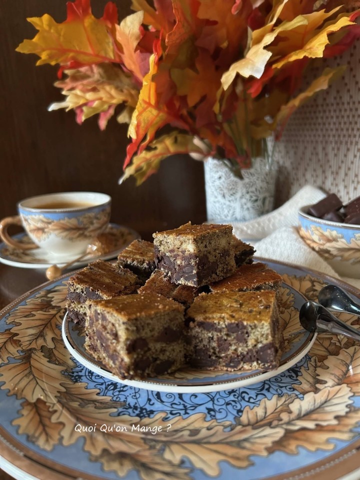 Carrés Compote de Pommes Chocolat & Sarrasin