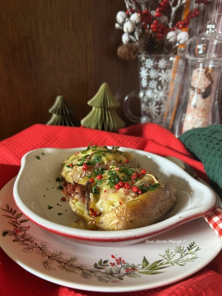 Pommes de Terre farcies au Canard Confit