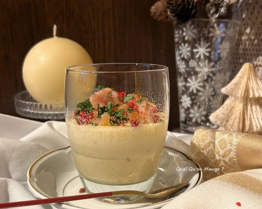 Entrée Festive | Velouté de Pommes de Terre au Saumon Fumé