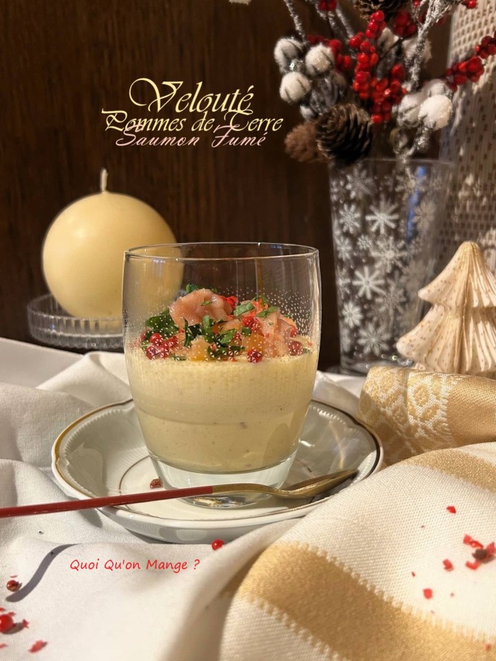 Entrée Festive | Velouté de Pommes de Terre au Saumon Fumé