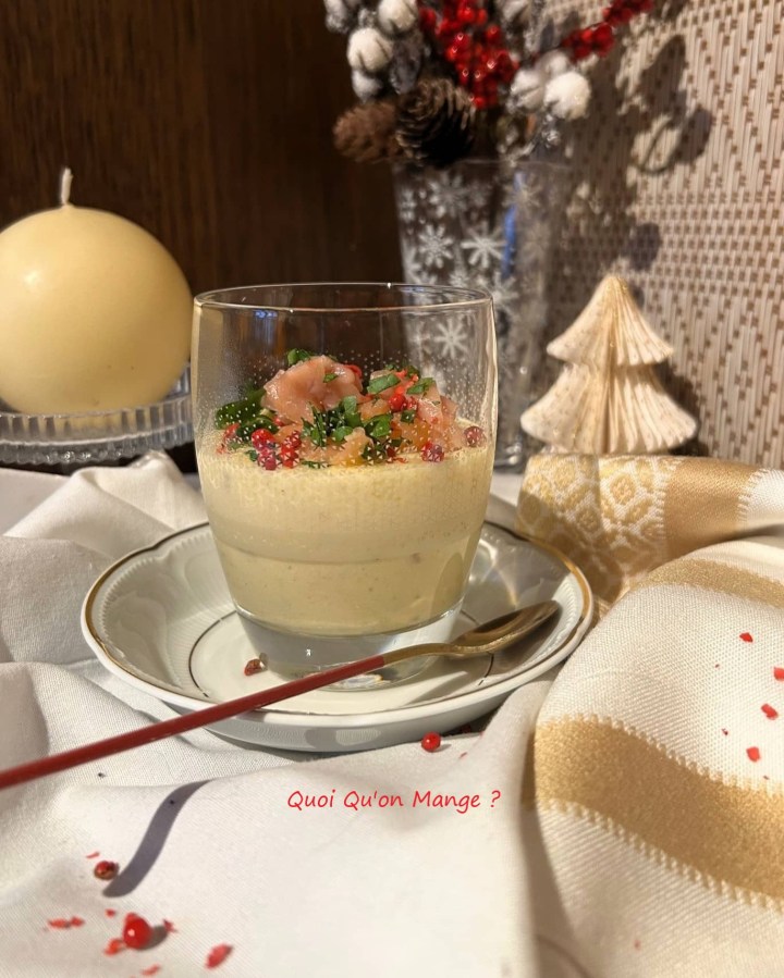Entrée Festive | Velouté de Pommes de Terre au Saumon Fumé